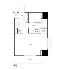 ルーブル市ヶ谷 7階 間取り図