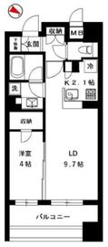 クオリアYZ恵比寿 6階 間取り図