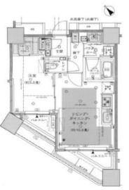 シティタワー武蔵小山 9階 間取り図