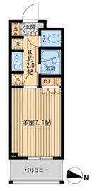 エコロジー東陽町 406 間取り図