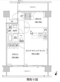 パークハビオ渋谷本町レジデンス 918 間取り図