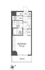 ブライズ白金台 402 間取り図