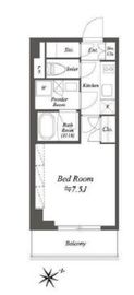 ブライズ白金台 204 間取り図