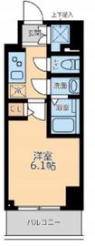 プライマル品川大森海岸 806 間取り図