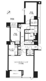 プレミスト南青山 3階 間取り図