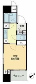 クロスレジデンス蒲田 708 間取り図