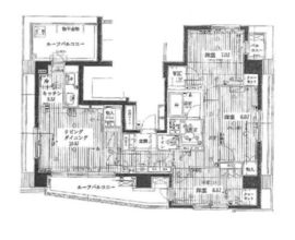 グランディ市谷柳町 14階 間取り図