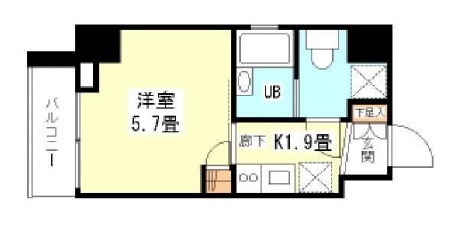 エルフラット田町 5F2 間取り図