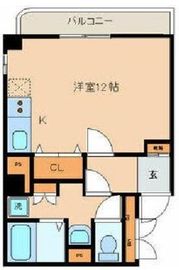 メイフェアハウス三田 205 間取り図