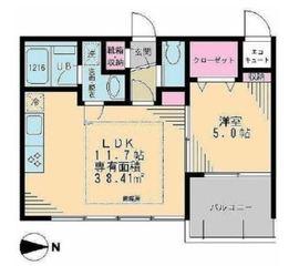 イーストポイント中野 102 間取り図