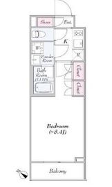 レガリス池尻大橋 208 間取り図