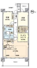 パークホームズ品川ザ レジデンス 12階 間取り図