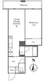 リバーシティ21イーストタワーズ 10-201 間取り図