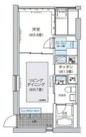 ガーデニエール砧ウエスト 336 間取り図