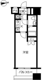 ヴィーダ・スカイコート品川 7階 間取り図