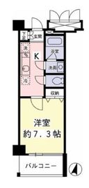 フィシオ笹塚 603 間取り図