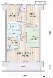 エスティメゾン豊洲レジデンス A317 間取り図