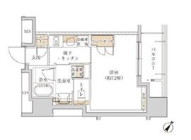 アトラス日本橋鞍掛 3階 間取り図