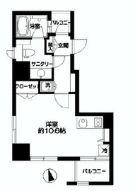 CATS原宿 (キャッツ原宿) 401 間取り図