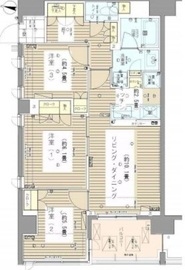 ガーデニエール砧レジデンス 319 間取り図