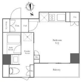 ブリリア目黒青葉台 3階 間取り図