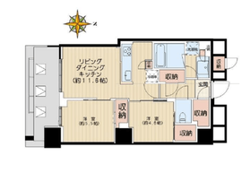 文京ガーデン・ザ・サウス 8階 間取り図