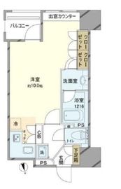 アクシア新宿御苑 10階 間取り図