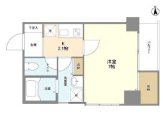 ローズマンションミヤハラ 402 間取り図