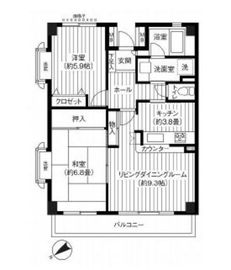 代々木カサグランデ 308 間取り図