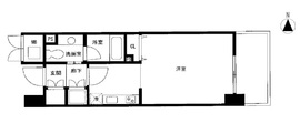 クリプトメリア目黒 505 間取り図