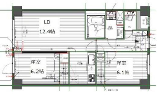 レジディア目白 504 間取り図