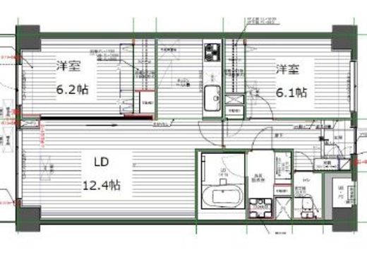 レジディア目白 505 間取り図