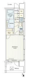 カスタリア大塚 603 間取り図