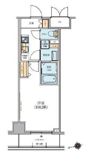 リージア経堂イーストプレイス 709 間取り図