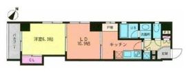 スクエアードコート日本橋人形町 4F1 間取り図