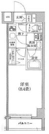 ルフレプレミアム神楽坂 11階 間取り図