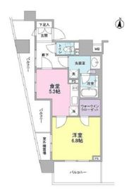 プラウドタワー亀戸 2階 間取り図