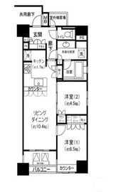 パークハウス千代田富士見 6階 間取り図