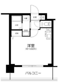 シティタワー武蔵小山 5階 間取り図