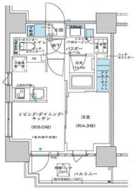 プレミスト板橋 1206 間取り図