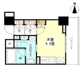 プラウドタワー亀戸 2階 間取り図