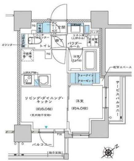 プレミスト板橋 1204 間取り図