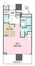 パークシティ中央湊ザタワー 4階 間取り図