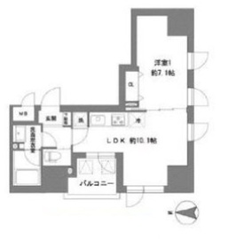 ラ・ヴィータ東上野 401 間取り図