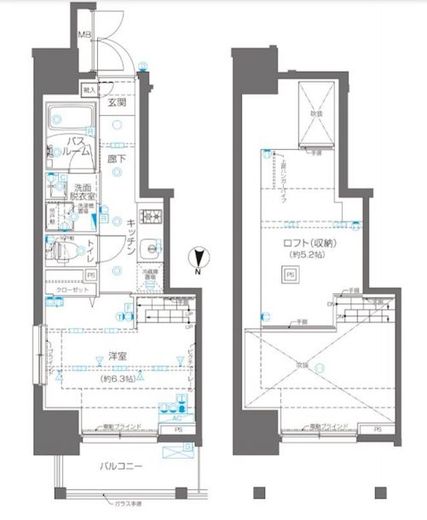 ZOOM錦糸町 11階 間取り図
