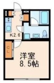 パセオ武蔵小山3 201 間取り図