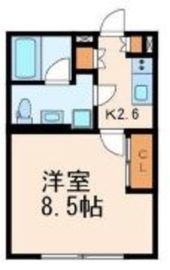 パセオ武蔵小山3 203 間取り図