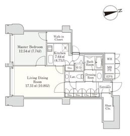 ラ・トゥール千代田 2307 間取り図