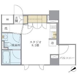 La Douceur浅草橋 (ラドゥセール浅草橋) 706 間取り図
