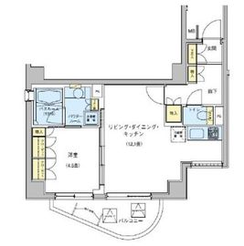 ドゥーエ五反田 903 間取り図